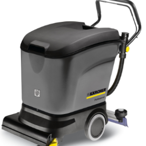 Walk-behind scrubber driers
