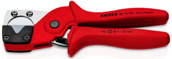 KNIPEX Tools 90 10 185 Pneumatic Hose Cutter, Red