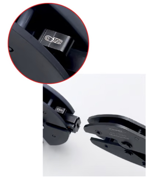 48E6E87B-ECBA-4EA5-8E58-D3A1972EAE54 KNIPEX 97 33 02 MultiCrimp® Crimping Pliers with changer magazine