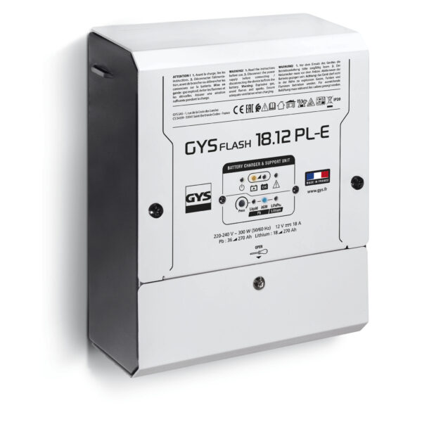 GYSFLASH 18.12 PL-E (on-board) Ref. 025806 ON-BOARD LEAD-ACID/LITHIUM BATTERY CHARGER 12 V