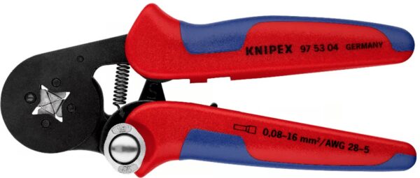 KNIPEX 97 53 04 Self-Adjusting Crimping Pliers for wire ferrules With lateral access
