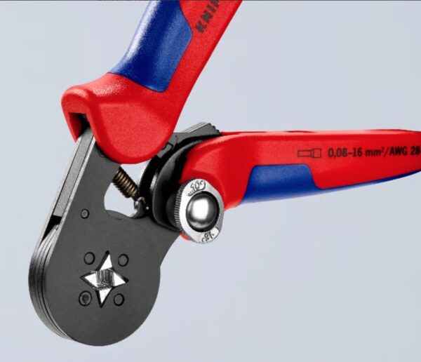 KNIPEX 97 53 04 Self-Adjusting Crimping Pliers for wire ferrules With lateral access