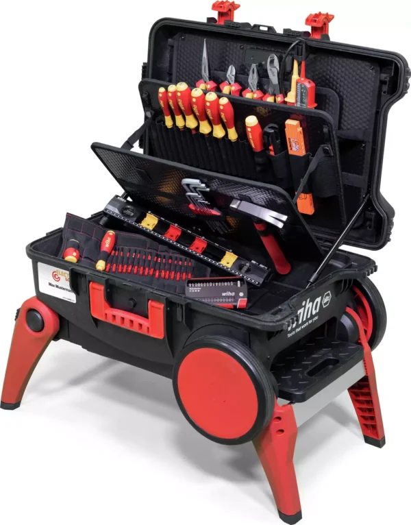 WIHA 45734 Tool Case Set XXL 4 Electric 80-pcs. incl. case
